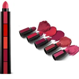 marie huda 6155 with EyeLiner, Kajal, Makeup Brushes, Sponges and 5 in 1 Lipstick image 2