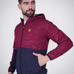 goto sport Men Printed Sports Jacket image 3