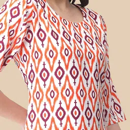 7threads KALINI Ethnic Motifs Printed Crepe Kurta image 2