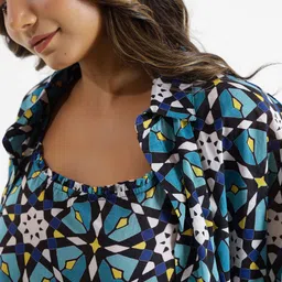 SANSKRUTIHOMES Printed Pure Cotton Night Suit image 2