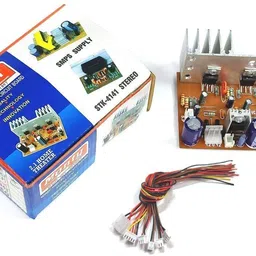 erhindia 2.1 Home Theater Kit Board Amplifier Circuit with Bass Boost and Treble Support TDA2030 Based with Connecting Wires and Volume, Bass, Treble Controllers and Speaker Connectors Electronic Components Electronic Hobby Kit-picture-25
