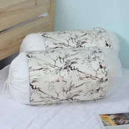 mfd home furnishing White Abstract Abstract 16x34 inches Bolster Covers (Pack of 2)-picture-15