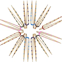 MYYNTI Saree Brooch Pins Strong Safety Pin Sari Plates Clips for Hijab Dupatta Brooch image 3