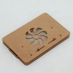 shribalajiarts Engineering Wood Multipurpose Foldable Laptop Table In Natural Finish image 4