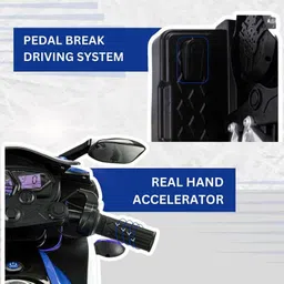 ayaan toys R3 Rechargeable 12V Battery Operated Ride On Bike for Kids Bike Battery Operated Ride On image 3