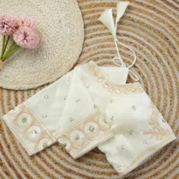 niraj creation U-Neck Women Blouse image 4