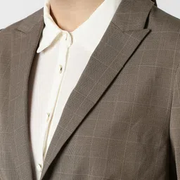 van heusen Women Solid Single Breasted Formal Blazer image 5