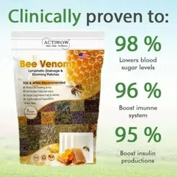 ACTIWOW Bee Venom Foot Patches Cleanse Your Inner System Without Hassle SKT image 2