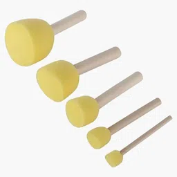 houseofcommon 5-Piece Yellow Sponge Dabber Se Painting Sponge Block image 2