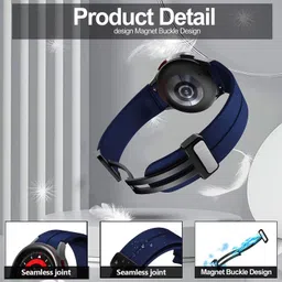 PUNAK 22MM Smart Watch Strap for Fireboult Ultimate / King / Orion Max / Apollo 3 / Combat / Jaguar / Dagger / Quantum / Sphere / Terminator / Legend / Legacy / Supernova / Celsius / Cobra / Tank / Almighty / Phoenix Pro / Invincible Plus / Ninza Call 2 / Ninza Bell / Talk Pro / Talk Ultra Smart Watch Strap image 4