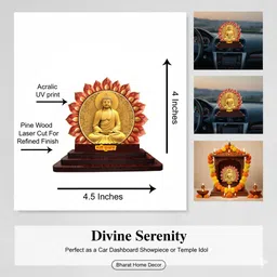 canvibe SP&F_Com_Premanand&Krishna_BL Decorative Showpiece - 10 cm image 2