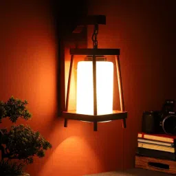 eliante by jainsons lights Havana Red Wood Wall Sconces image 3