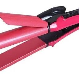 KEDARI PERFECT 2 IN 1 HAIR CURLER AND HAIR STRAIGHTNER (PINK) Hair Straightener-picture-47