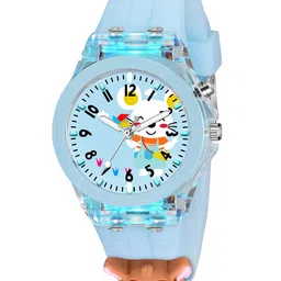 SWADESI STUFF Girls Printed Printed Dial & Blue Straps Analogue Watch MULTILIGHT MOUSE image 5