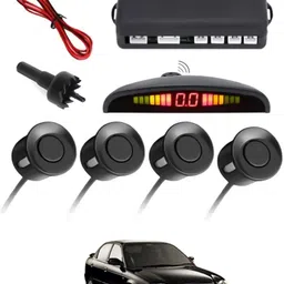 monolive Black Reverse Car Parking Sensor for Universal for All Cars-30 Set of 4 pcs Car Parking Sensors with LED Parking Assistant Kit-30 Parking Sensor-picture-33