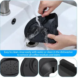 serplex Silicone Tamping Mat Anti Slip Coffee Practical Espresso 2 Cups Coffee Maker image 3