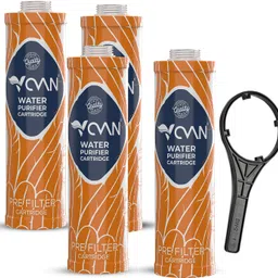 vcan Pre-Filter Candle Cartridge for All RO & UV Water Purifiers Wound Filter Cartridge image 1