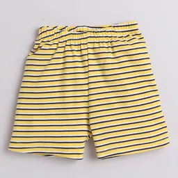 EIO Kids Pack Of 5 Striped Pure Cotton Shorts image 4