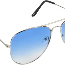 rich club UV Protection, Mirrored, Gradient Aviator Sunglasses (51) image 3