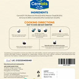 arz home made food ARZ CERETOTS CARROT RICE & NUTS MIX Cereal image 2