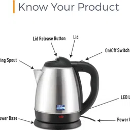 kent VOGUE SS KETTLE Electric Kettle image 4