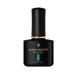 BORN PRETTY Black Spar Glossy & Matte UV LED Color Gel Nail Polish 10ml - Shade BP139 image 4