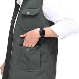 aburaja Men Solid Casual Jacket image 3