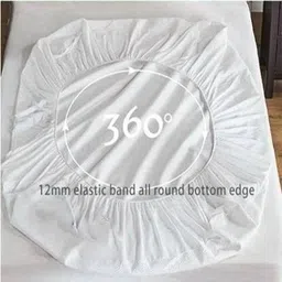 rakhi home décor Fitted King Size Breathable, Stretchable, Waterproof Mattress Cover image 3