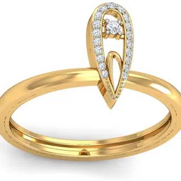 avsar AVR433YB 14kt Cubic Zirconia Yellow Gold ring-picture-25