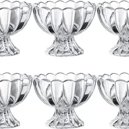 dhansal Glass Serving Bowl Ice Cream Cup 6Pcs Set Disposable Dessert Bowl BQL0082-2 Disposable-picture-17