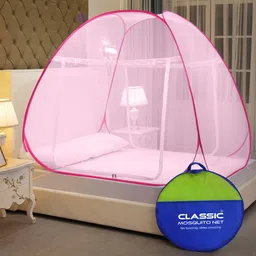 classic mosquito net Polyester Adults Washable (200*170*H140 CM) Foldable for Queen Size & Double Bed Mosquito Net-picture-39