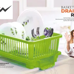 deva Dish Drainer Kitchen Rack Plastic image 2