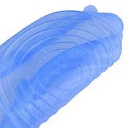 skycity Silicone Stretch Food and Bowl Covers - Reusable Stretch Lids Cover Wrap For Cans, Containers, Mugs, Mason Jars And Bowls - Perfect Baking and Cooking Kitchen Gadgets 8.3 inch, 6.5 inch, 5.7 inch, 4.5 inch, 3.8 inch, 2.6 inch Lid Set (Silicone) 10 inch Lid Set, Pack of 6 image 3