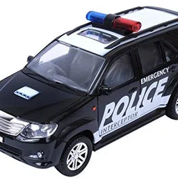 play haven Police Interceptor Fortune Pull Back Car, (Black, Pack of: 1) image 1
