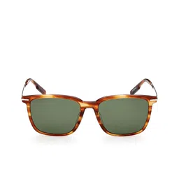 Ermenegildo Zegna Men Full Rim Square Sunglasses with UV Protected Lens- EZ0206 56 52N image 4