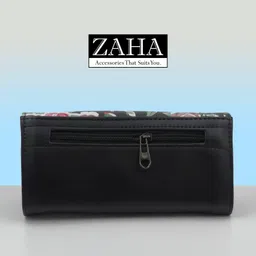 zaha Casual, Formal, Party Black Clutch image 2