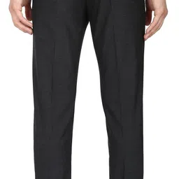 arrow Men Regular Fit Grey Viscose Rayon Trousers image 2