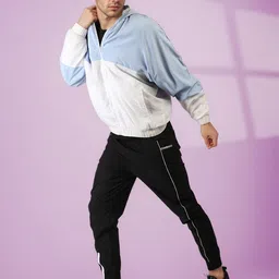 CHKOKKO Men Windcheater Colorblock Men Wind Cheater image 3