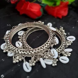 rcl Silver Beads Silver Bangle Set-picture-10