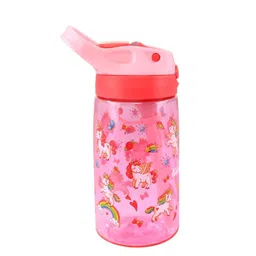 Smily Kiddos Pink Unicorn Printed Sipper Water Bottle 450 ml image 3