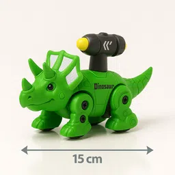 bizdom Machin Dino Push Toy – 15 cm multicolor(PACK OF 1) image 2