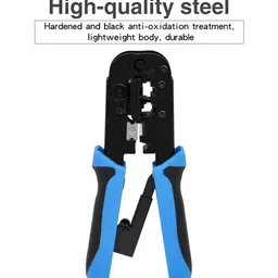 vrish Modular Plug Crimper Dual Modular 2in1 Crimping LAN Cuter Network Cable RJ45RJ11 Modular Plug Crimper Dual Modular 2in1 Crimping LAN Cuter Network Cable RJ45RJ11 Cordless Crimper image 5