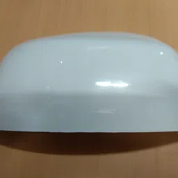 mybrand SIDE MIRROR COVER WHITE Plastic Car Mirror Cover image 1