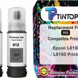 TintoPro 011/012 Premium Epsn EcoTank L8180, L8160. Printer Refill ink Black - Twin Pack Ink Bottle-image-79