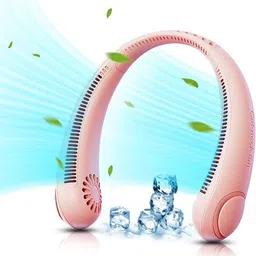 Jemru Personal Mini USB Bladeless Neck Fan 20Hrs Play 9000mah Handfree Neck Fan Outdoors And Indoor Activities Rechargeable Mini Fan with 360 Rotation USB Fan-picture-18