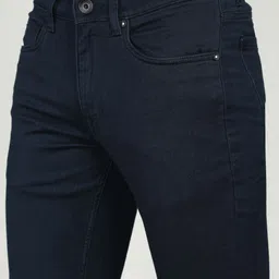 louis philippe jeans Men Slim Low Rise Dark Blue Jeans image 5