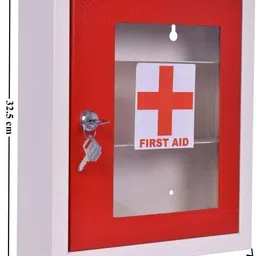 pathos india First aid box wall mounted medicine organizer first aid kit box for office Pill Box image 5
