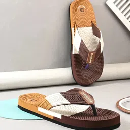 footup Newly launch Soft Comfortable Ortho Diabetic Lightweight Antiskid Slippers Men Flip Flops-picture-13