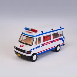 hanal Ambulance Toy with Pull-back Action for Kids image 4