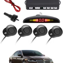 zplus Universal 4 Black Reverse Parking Sensor With LED Display For Cars-254 Safety of Passengers/Car One Alarm Kit-1995 Parking Sensor-picture-42